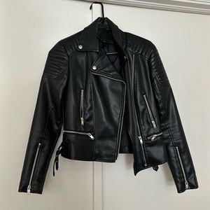 SHEIN Faux Leather Jacket